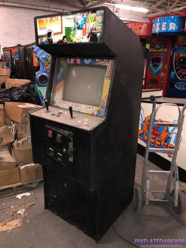 Ninja Gaiden Photo: Ninja Gaiden in Defender cabinet