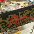 Raven pinball cabinet - Right side