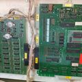 Raven pinball cabinet - Inside backbox closeup