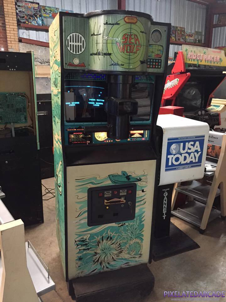 Sea Wolf Photo: Sea Wolf arcade cabinet