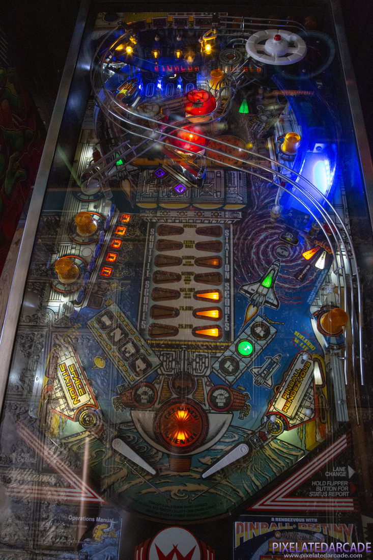 Space Station Photo: Space Station pinball cabinet - Playfield