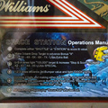 Space Station pinball cabinet - Instruction card