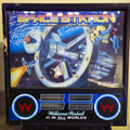 Space Station pinball cabinet - Backglass