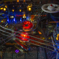 Space Station pinball cabinet - Upper playfield