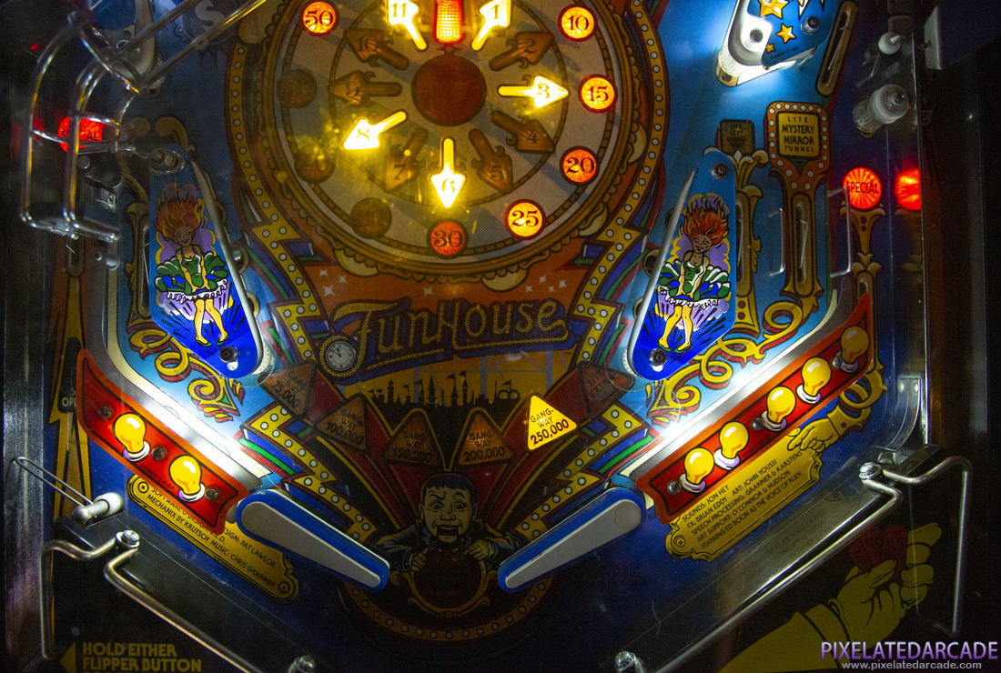 FunHouse Photo: FunHouse pinball cabinet - Lower playfield
