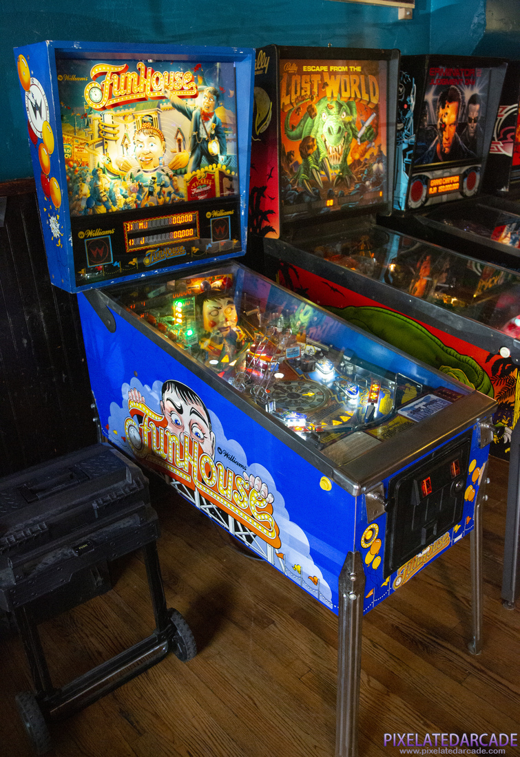 FunHouse Photo: FunHouse pinball cabinet