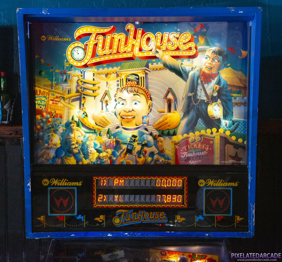 FunHouse Photo: FunHouse pinball cabinet - Backbox