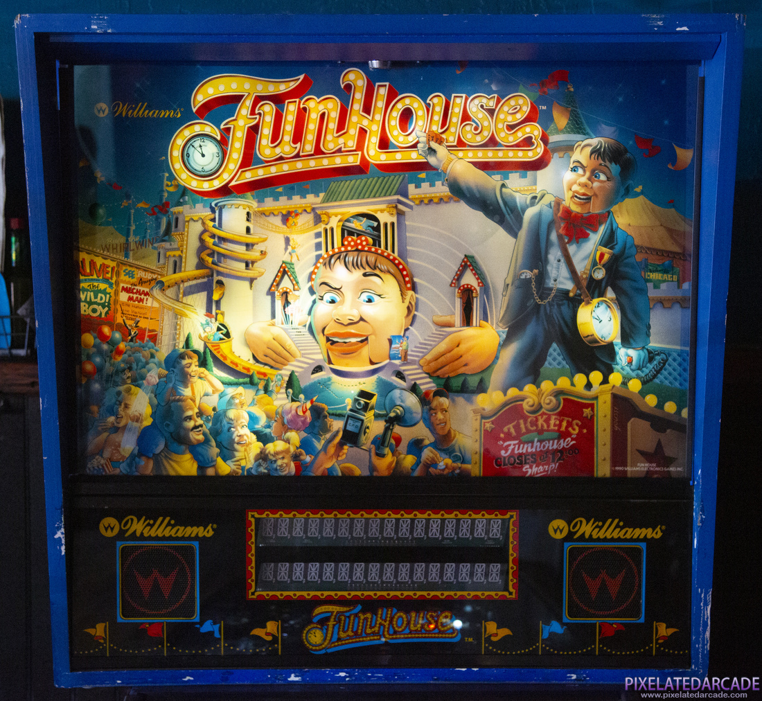 FunHouse Photo: FunHouse pinball cabinet - Backbox