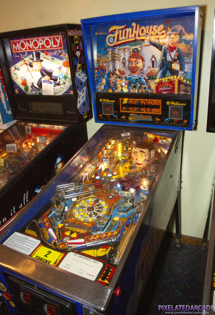 FunHouse Photo: FunHouse pinball cabinet
