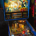 FunHouse pinball cabinet - Backbox and upper playfield
