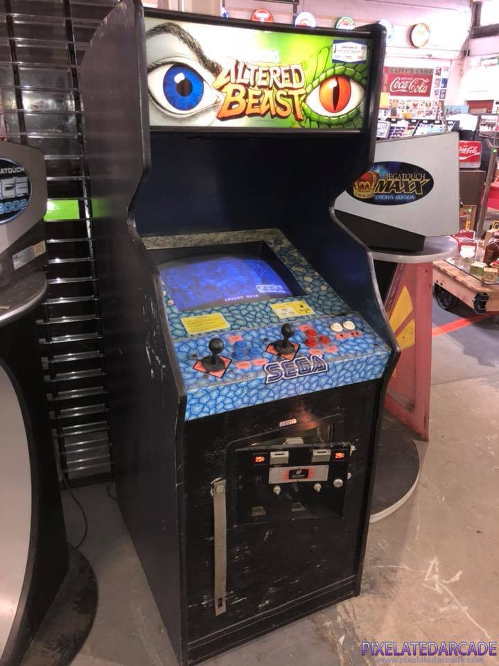 Altered Beast Photo: Altered Beast in Midway cabinet