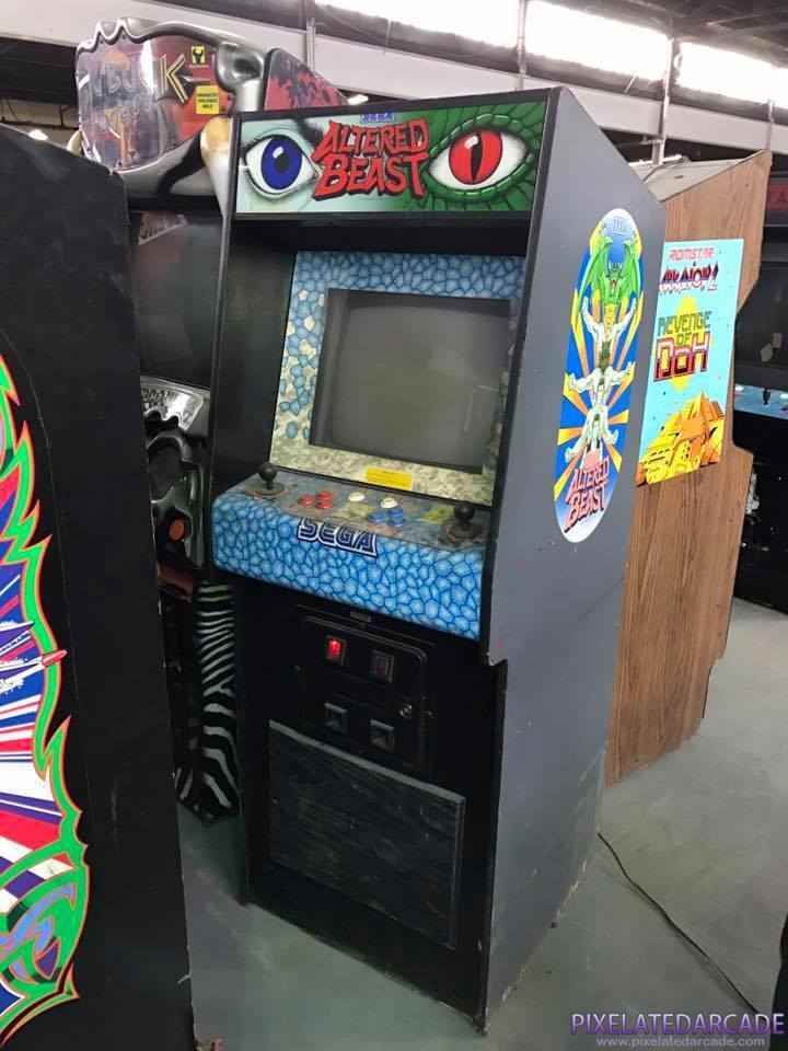 Altered Beast Photo: Altered Beast arcade cabinet