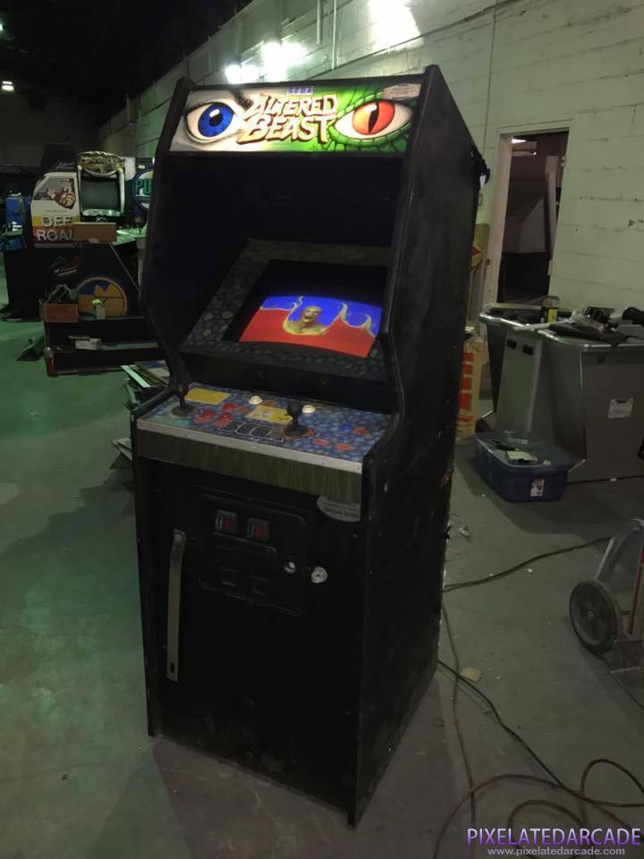 Altered Beast Photo: Altered Beast arcade cabinet