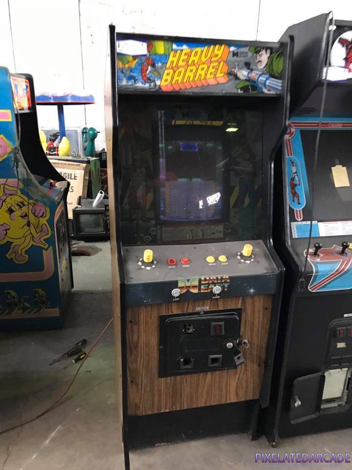 Heavy Barrel Photo: Heavy Barrel arcade cabinet