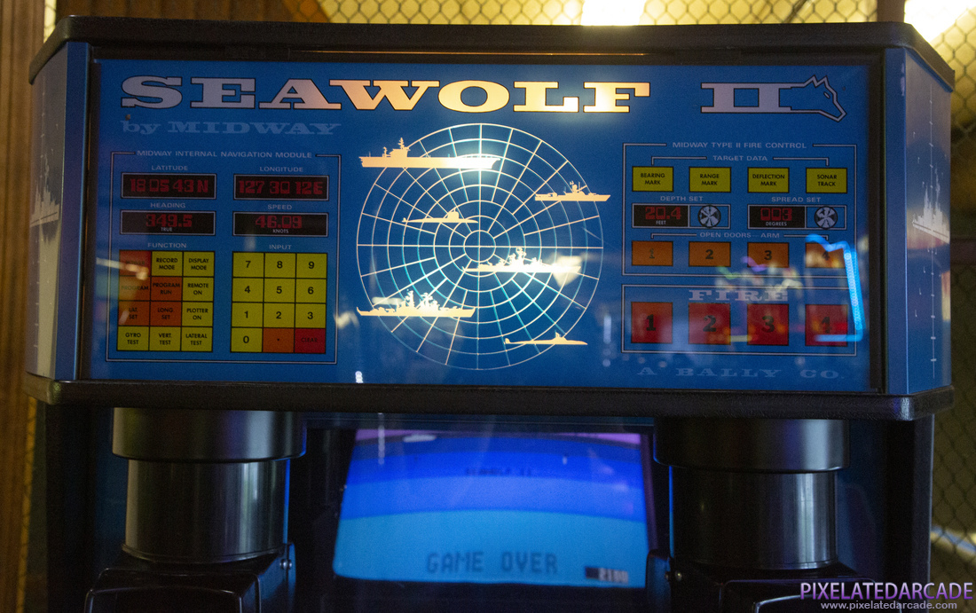Seawolf II Photo: Seawolf II arcade cabinet - Marquee