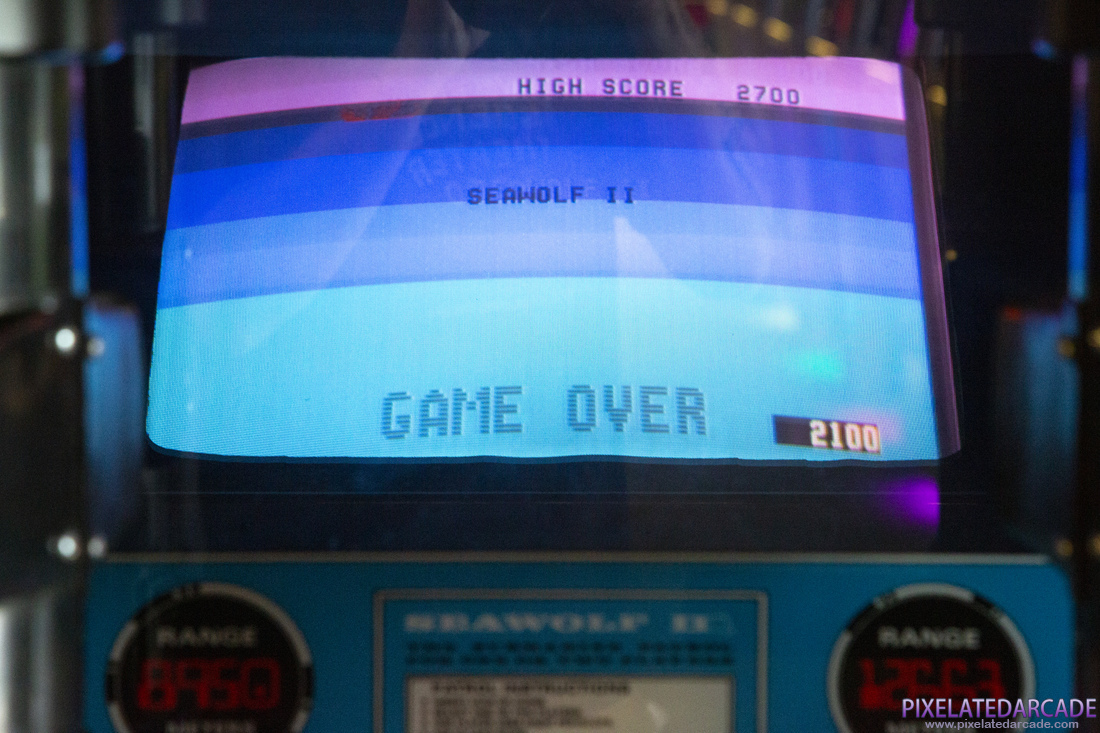 Seawolf II Photo: Seawolf II arcade cabinet - Monitor