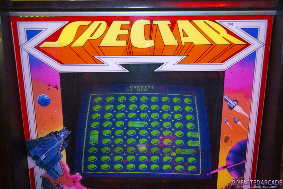 Spectar Photo: Spectar arcade cabinet - Marquee and monitor
