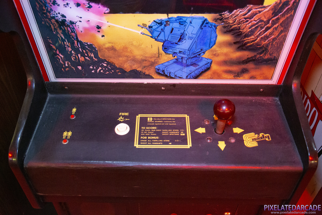 Spectar Photo: Spectar arcade cabinet - Controls