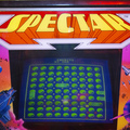 Spectar arcade cabinet - Marquee and monitor