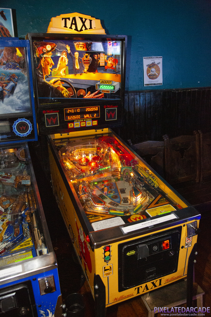 Taxi Photo: Taxi pinball cabinet