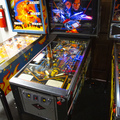 Spy Hunter pinball cabinet
