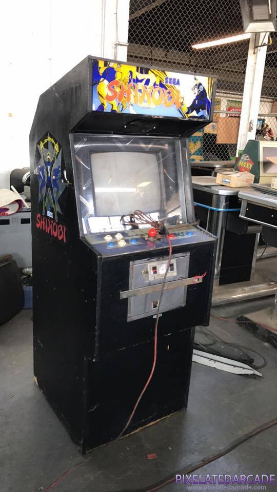 Shinobi Photo: Shinobi arcade cabinet