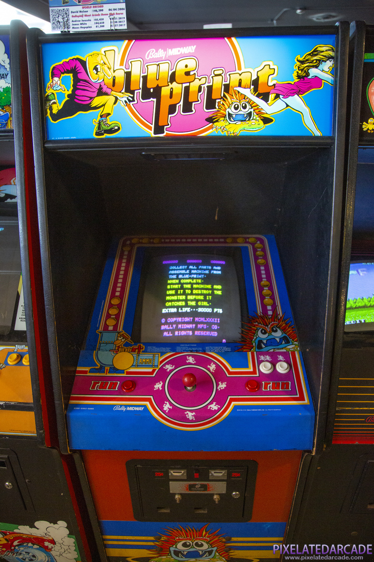 Blueprint Photo: Blueprint arcade cabinet - Front