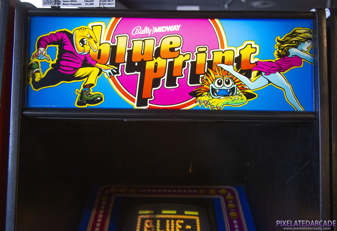 Blueprint Photo: Blueprint arcade cabinet - Marquee