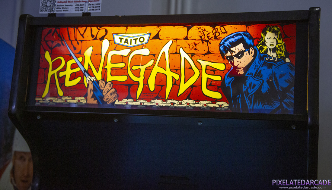 Renegade Photo: Renegade arcade cabinet - Marquee