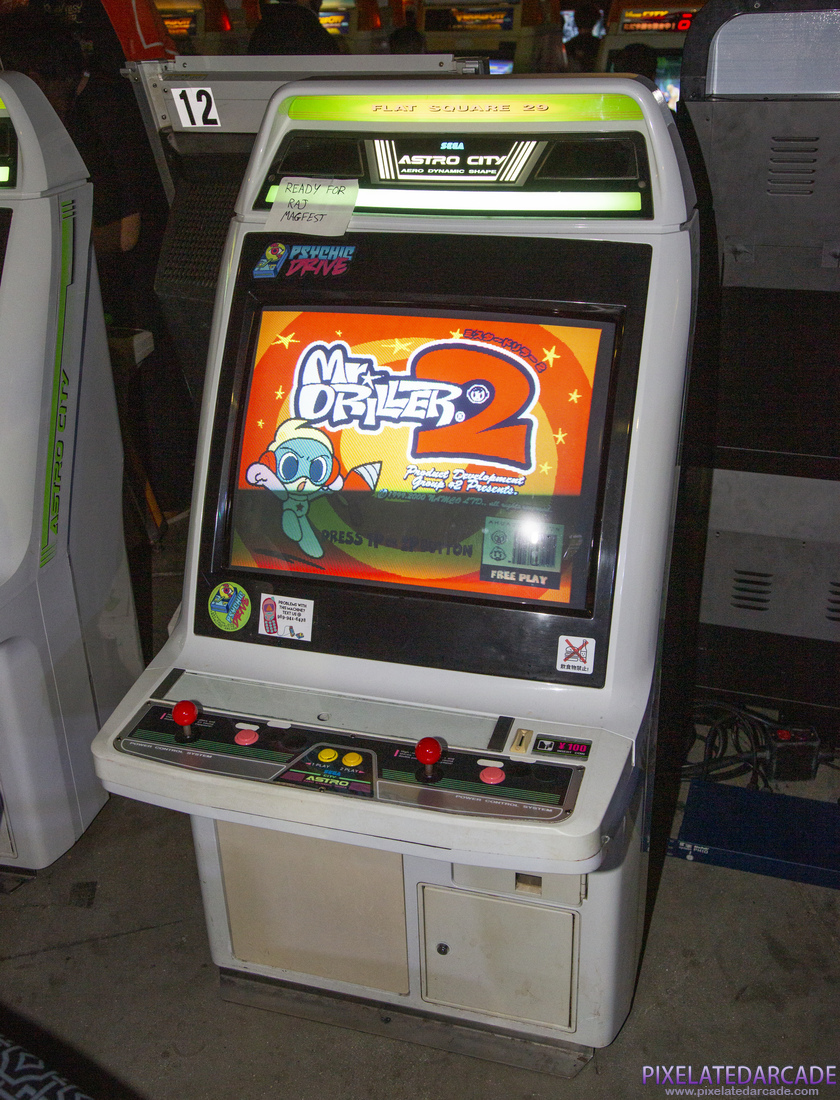 Mr. Driller 2 Photo: Mr. Driller 2 arcade cabinet