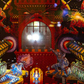 Big Guns pinball cabinet - Backglass detail