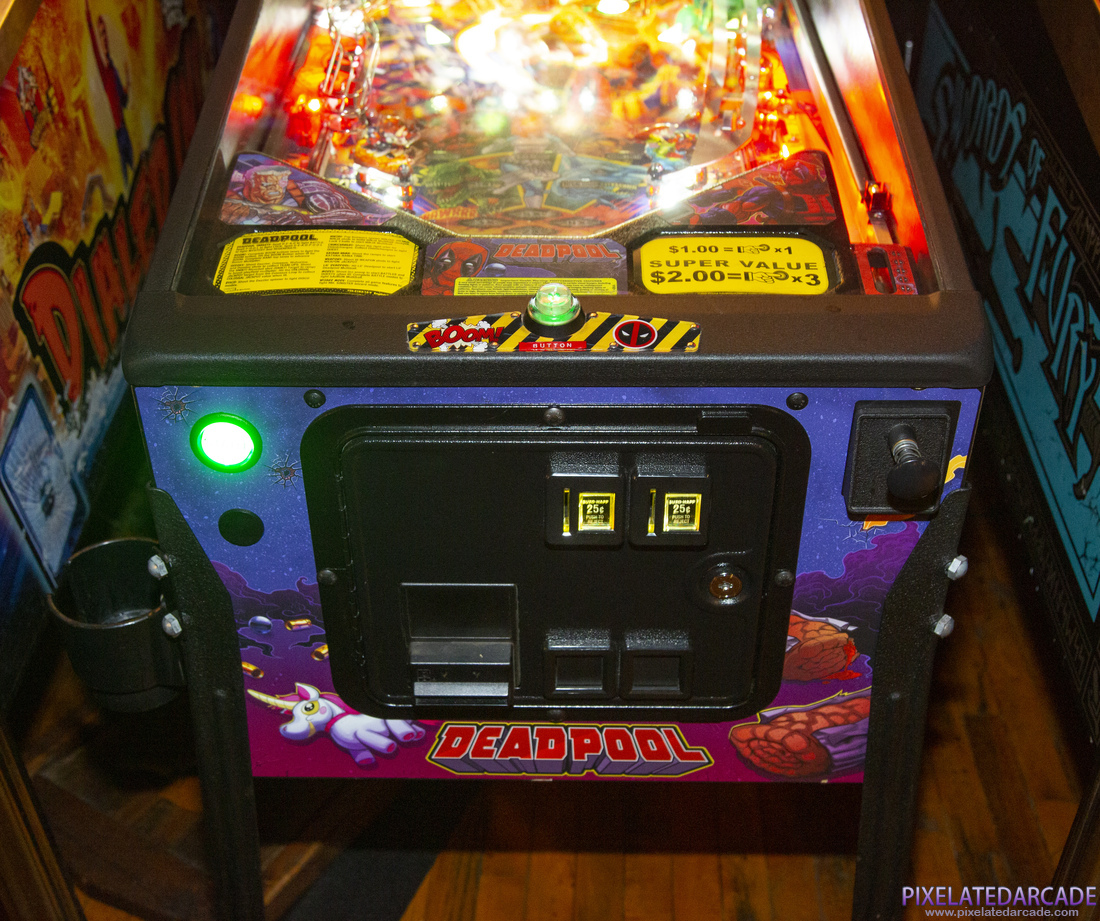 Deadpool Photo: Deadpool Pro Edition pinball cabinet - Front