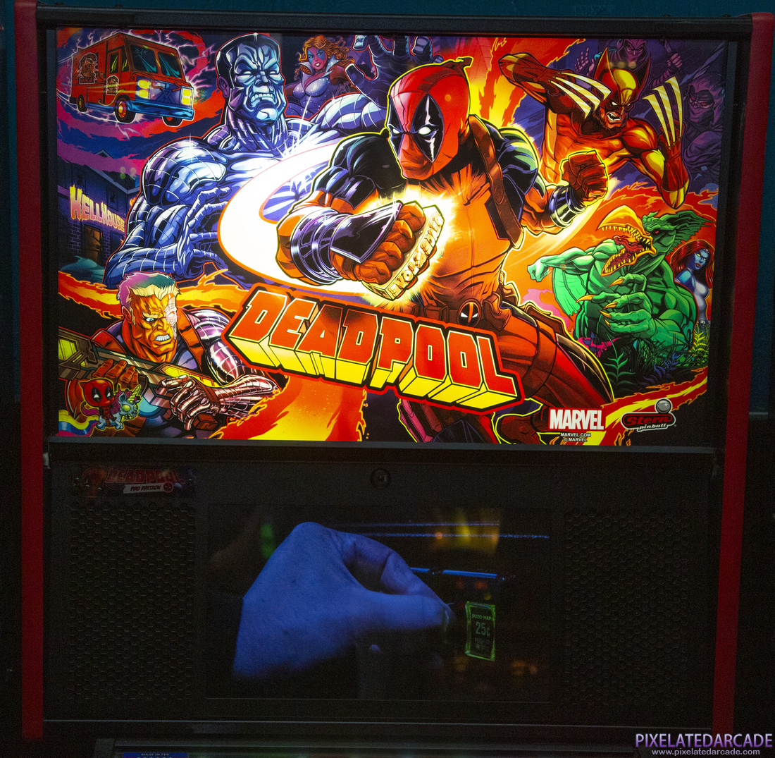 Deadpool Photo: Deadpool Pro Edition pinball cabinet - Backbox