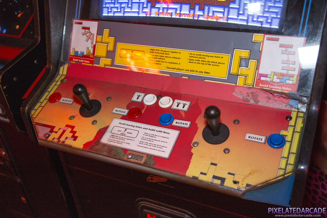 Tetris Photo: Tetris arcade cabinet - Controls
