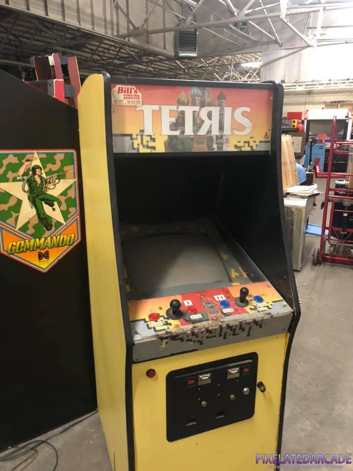 Tetris Photo: Tetris in Bally Midway cabinet