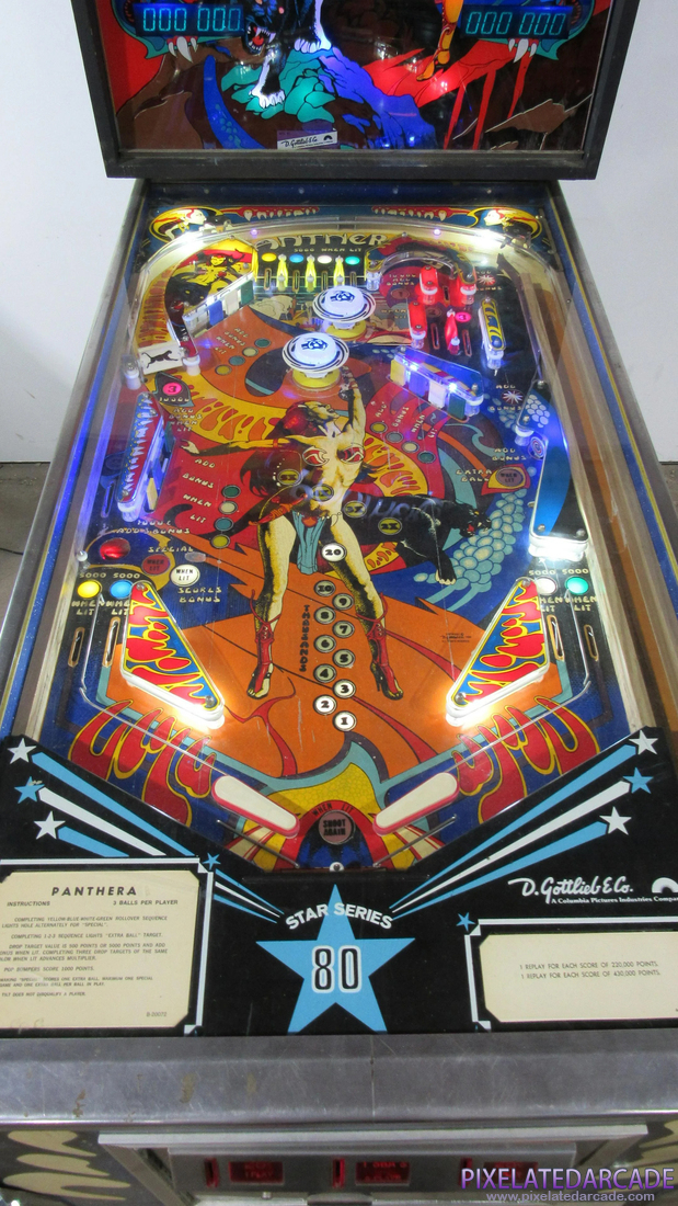Panthera Photo: Panthera pinball cabinet - Playfield