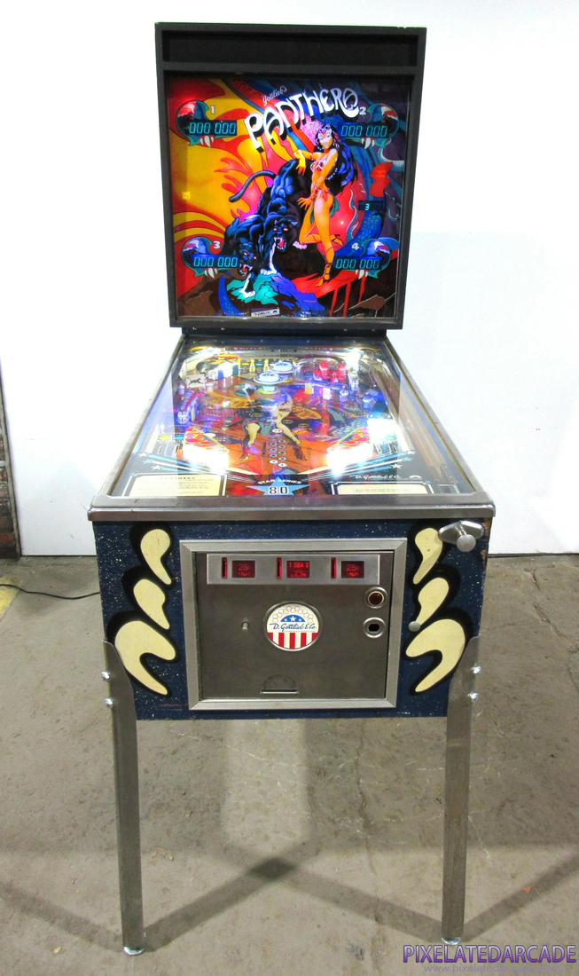 Panthera Photo: Panthera pinball cabinet - Front