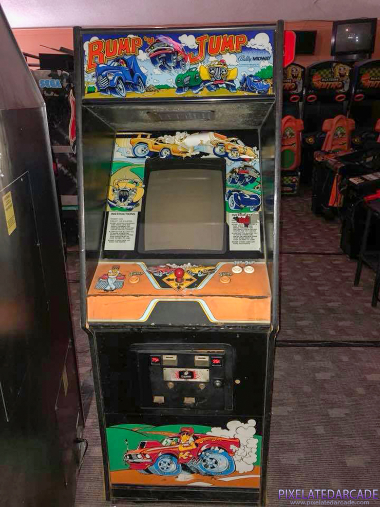 Bump 'N' Jump Photo: Bump 'N' Jump arcade cabinet - Front