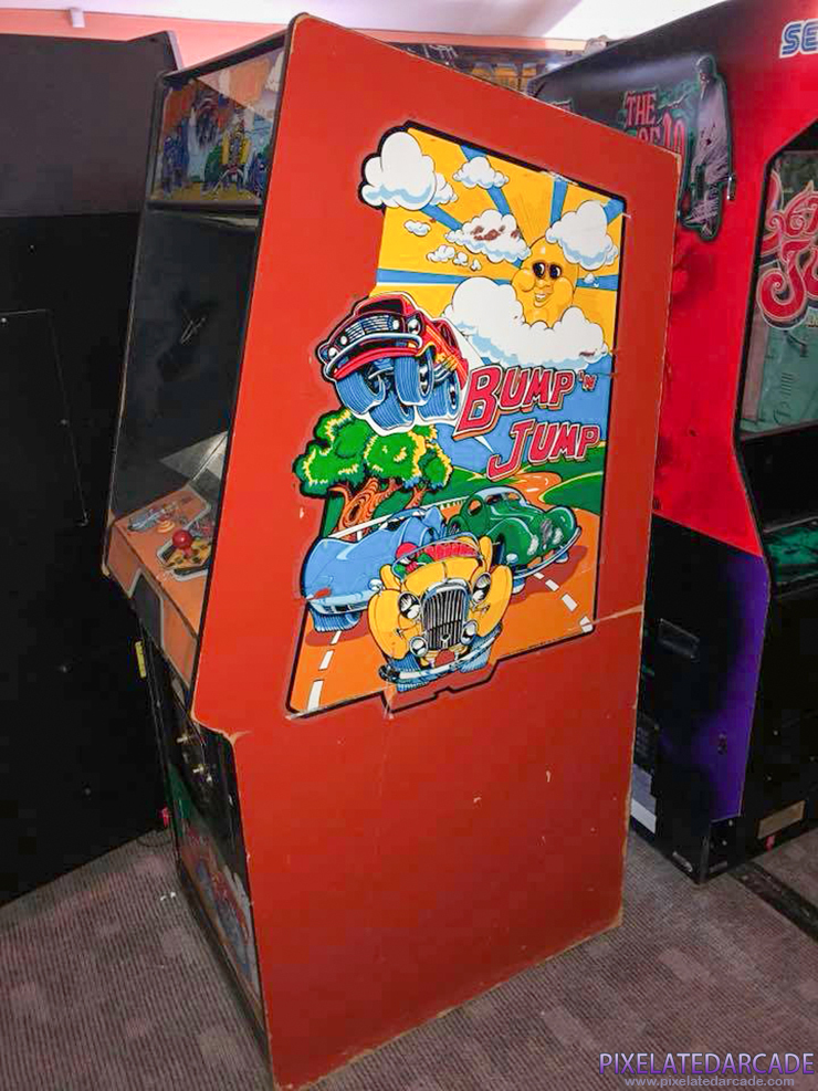Bump 'N' Jump Photo: Bump 'N' Jump arcade cabinet - Side