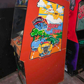 Bump 'N' Jump arcade cabinet - Side