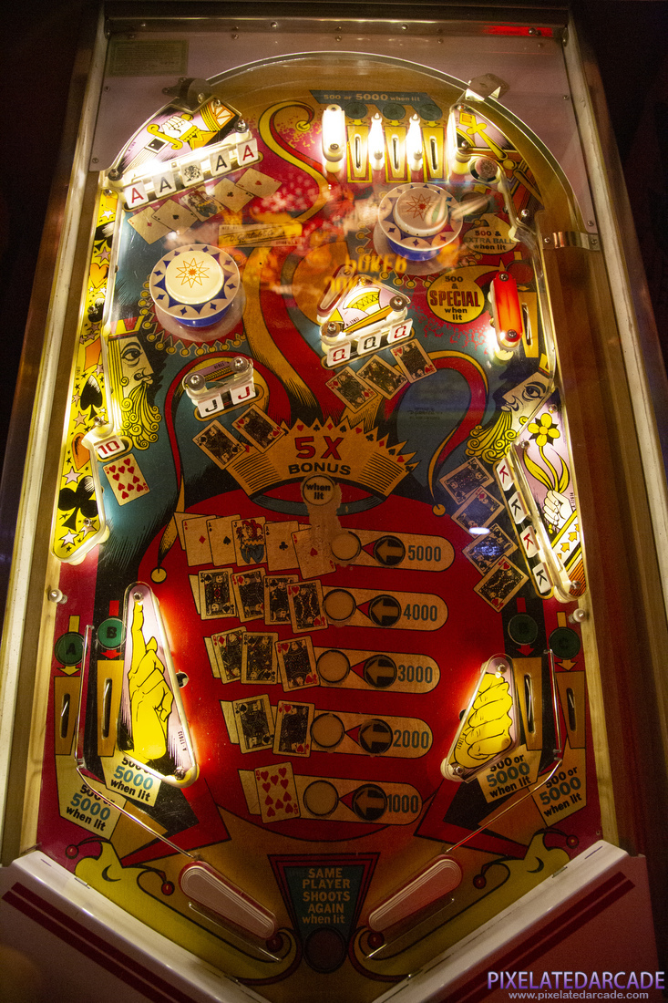 Joker Poker Photo: Joker Poker pinball cabinet - Playfield