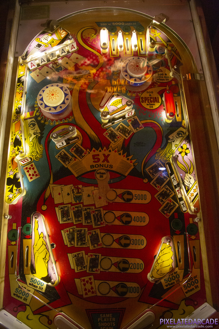 Joker Poker Photo: Joker Poker pinball cabinet - Playfield