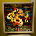 Joker Poker pinball cabinet - Backbox
