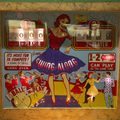 Swing-Along pinball cabinet - Backbox