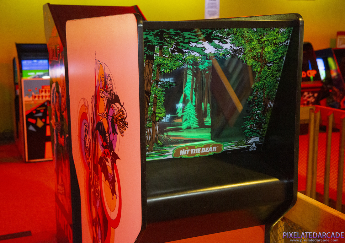 Triple Hunt Photo: Hit the Bear cabinet - Display cabinet closeup