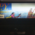 S.P.Y. Special Project Y arcade cabinet - Marquee