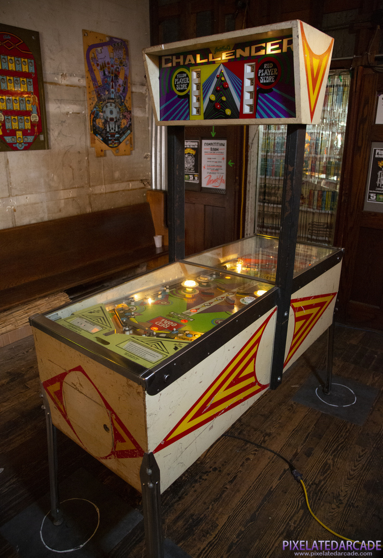 Challenger Photo: Challenger pinball cabinet