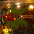 Challenger pinball cabinet - Red player goal