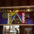 Challenger pinball cabinet - Header