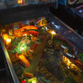 Escape From the Lost World pinball cabinet - Upper playfield